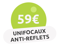 Unifocaux anti-reflets